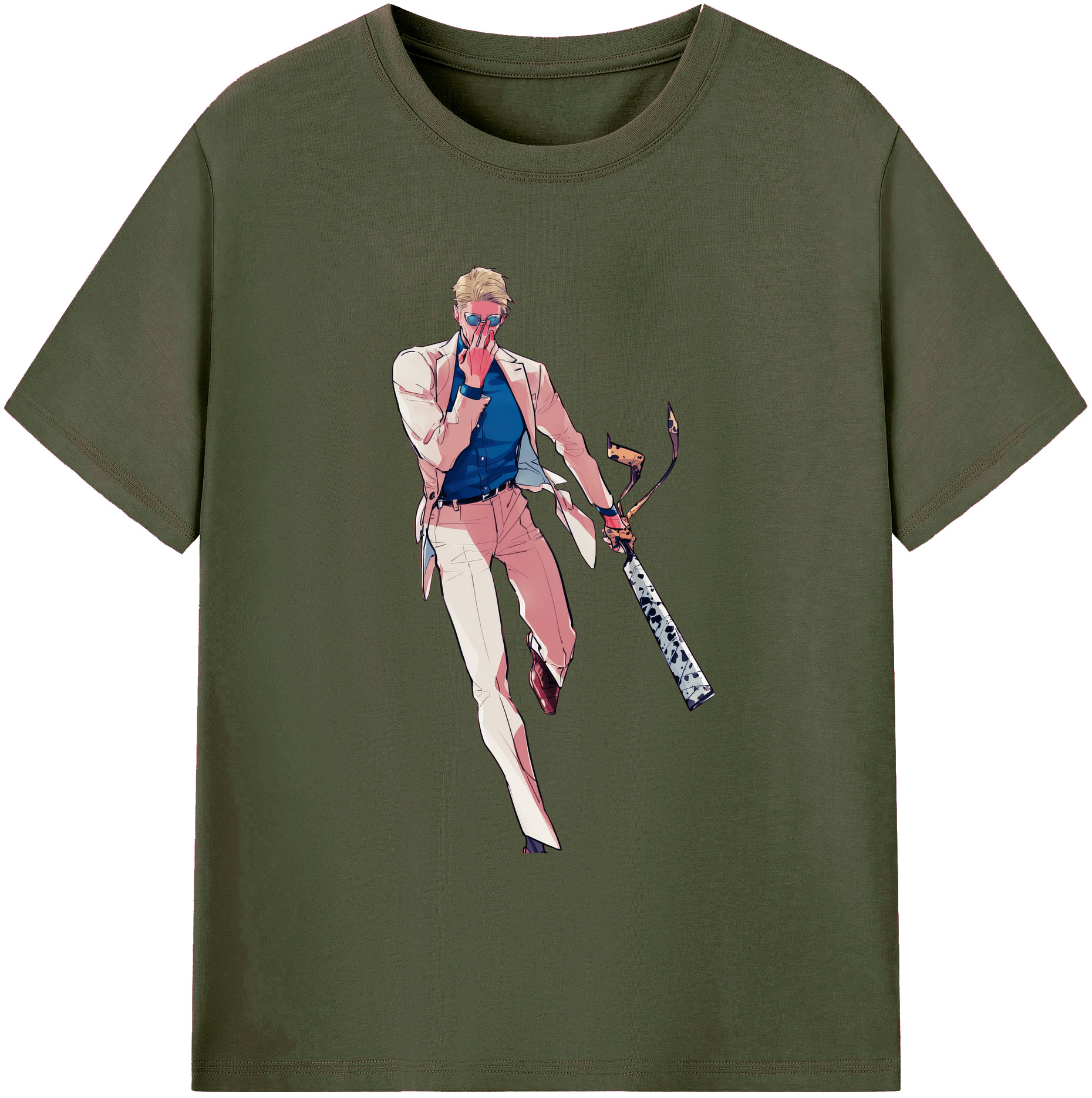 （画像用） 呪術廻戦 Jujutsu Kaisen 綿100％ メンズ半袖Tシャツ｜肌触りやわらか＆通気性